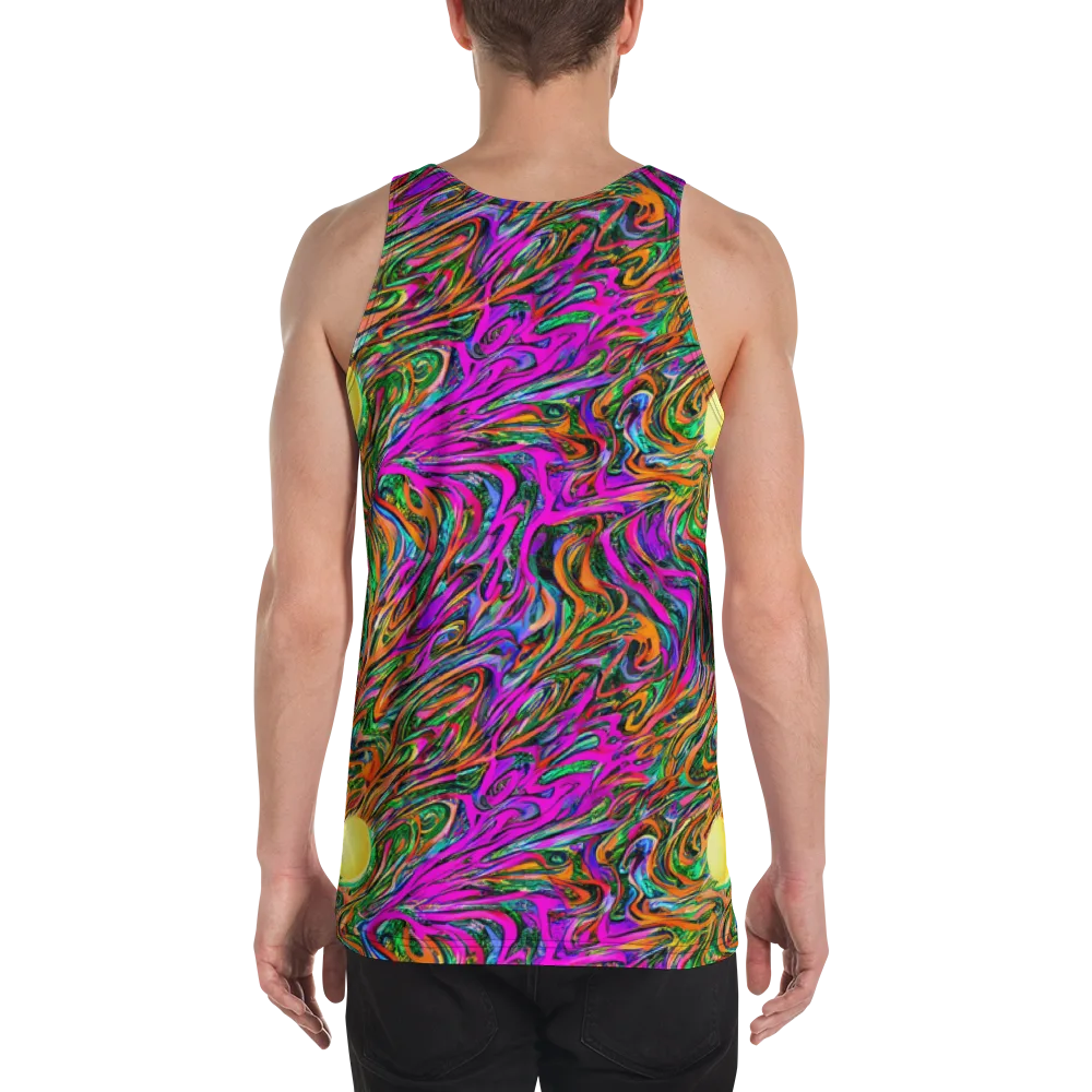Acid Opulence on Men's Tank Top — Back
