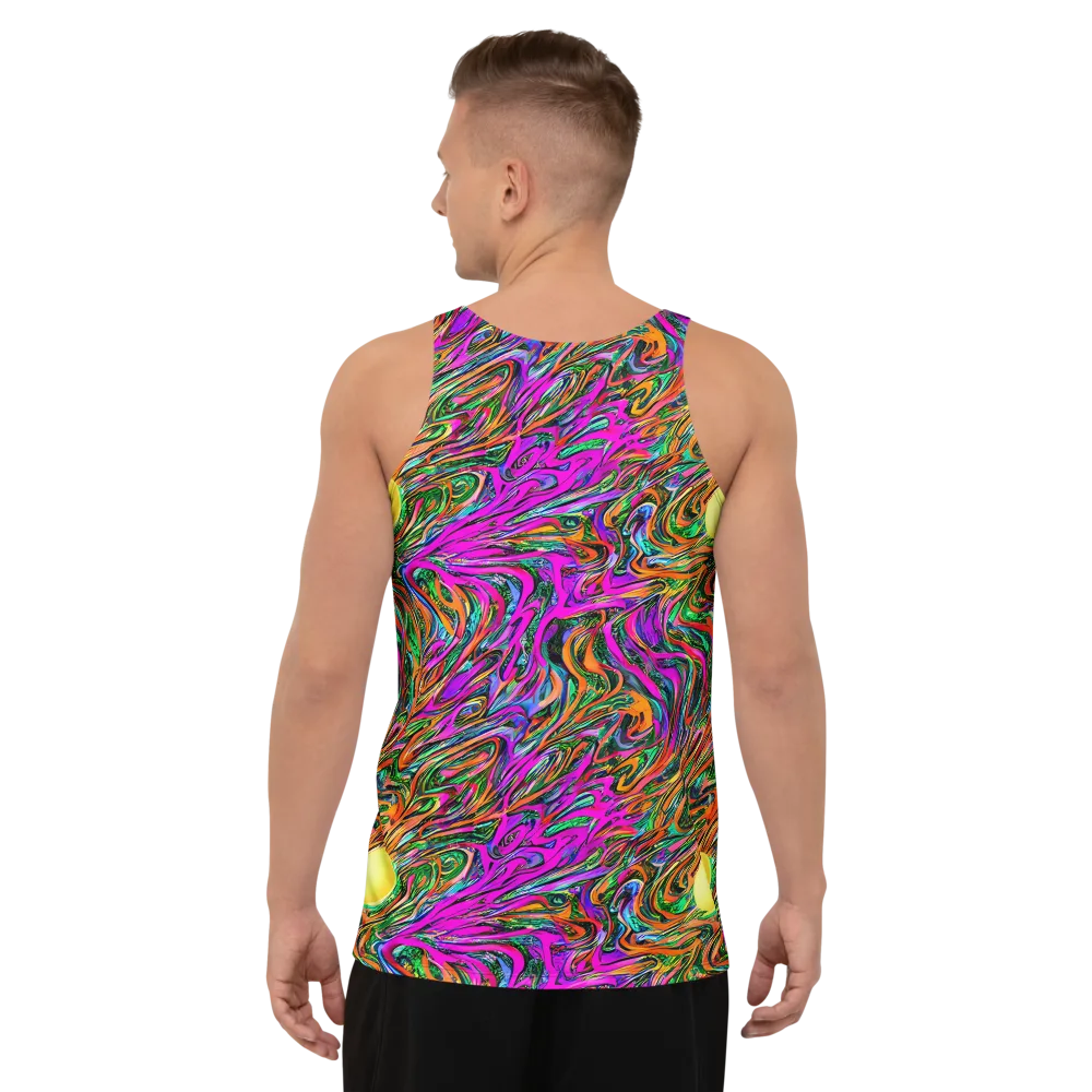 Acid Opulence on Men's Tank Top — Back