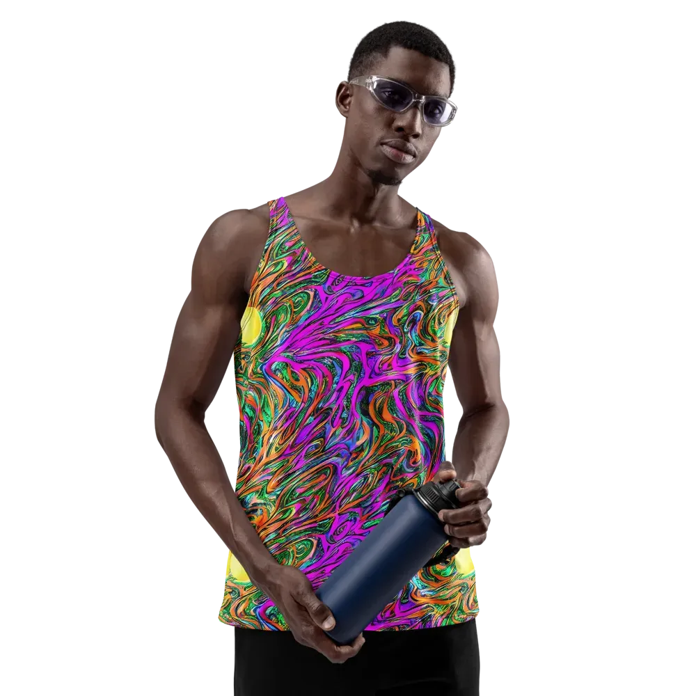 Acid Opulence on Men's Tank Top — Front