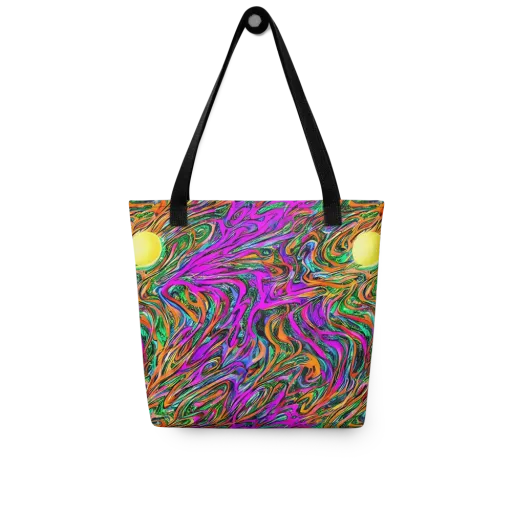 Acid Opulence on a Tote Bag