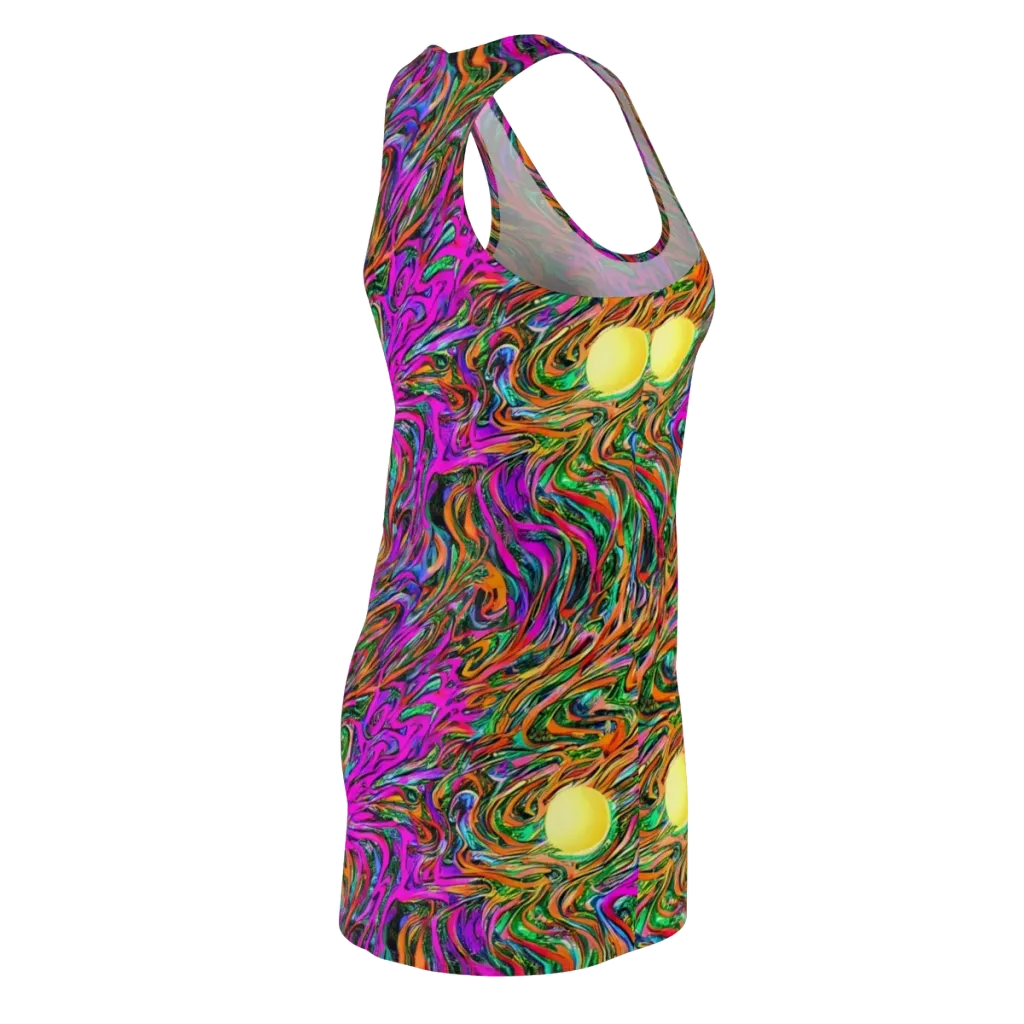 Acid Opulence on Racerback Dress — Back Side
