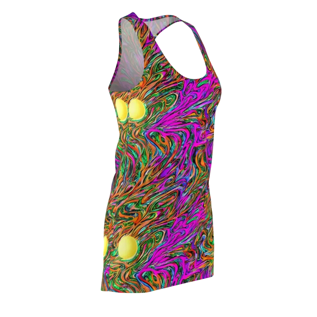 Acid Opulence on Racerback Dress — Front Side