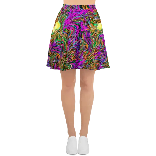 Acid Opulence on a Skater Skirt