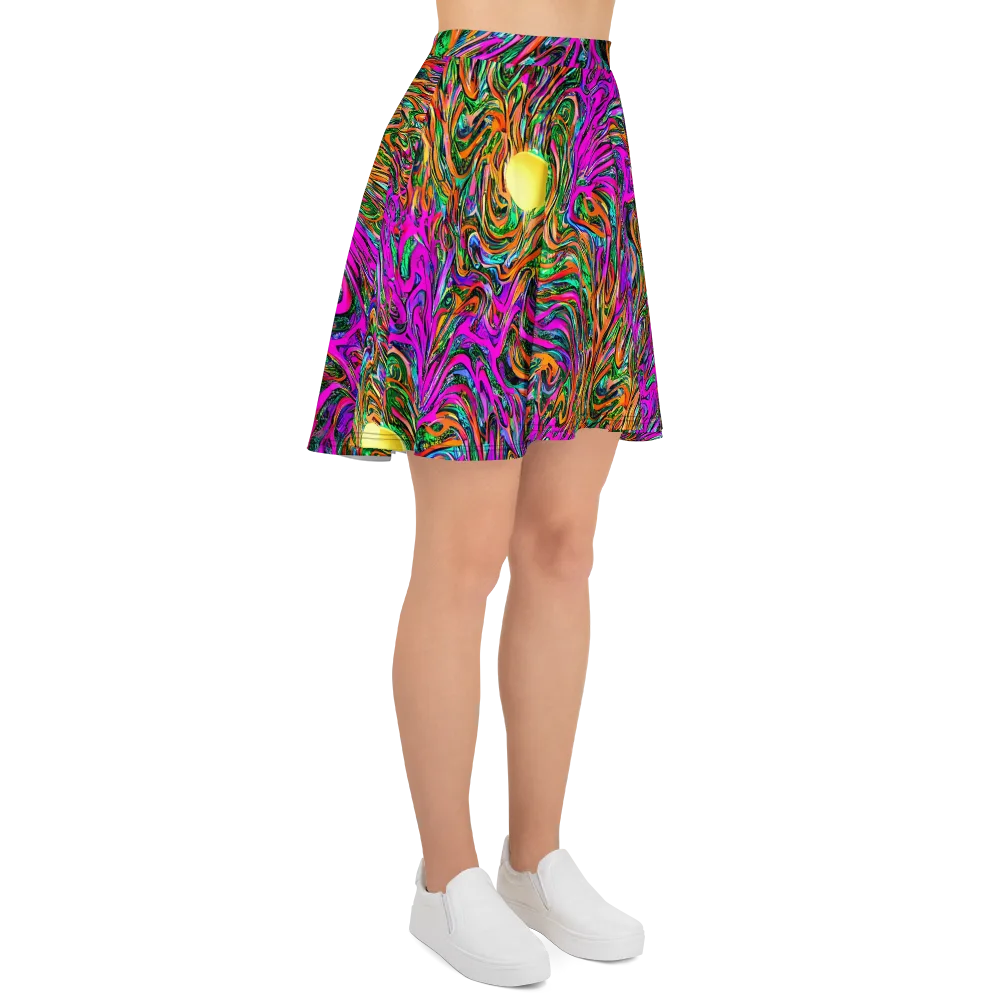 Acid Opulence on Skater Skirt — Right