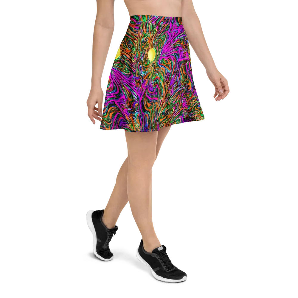 Acid Opulence on Skater Skirt — Right