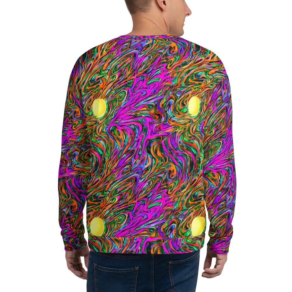 Acid Opulence on Sweatshirt — Back