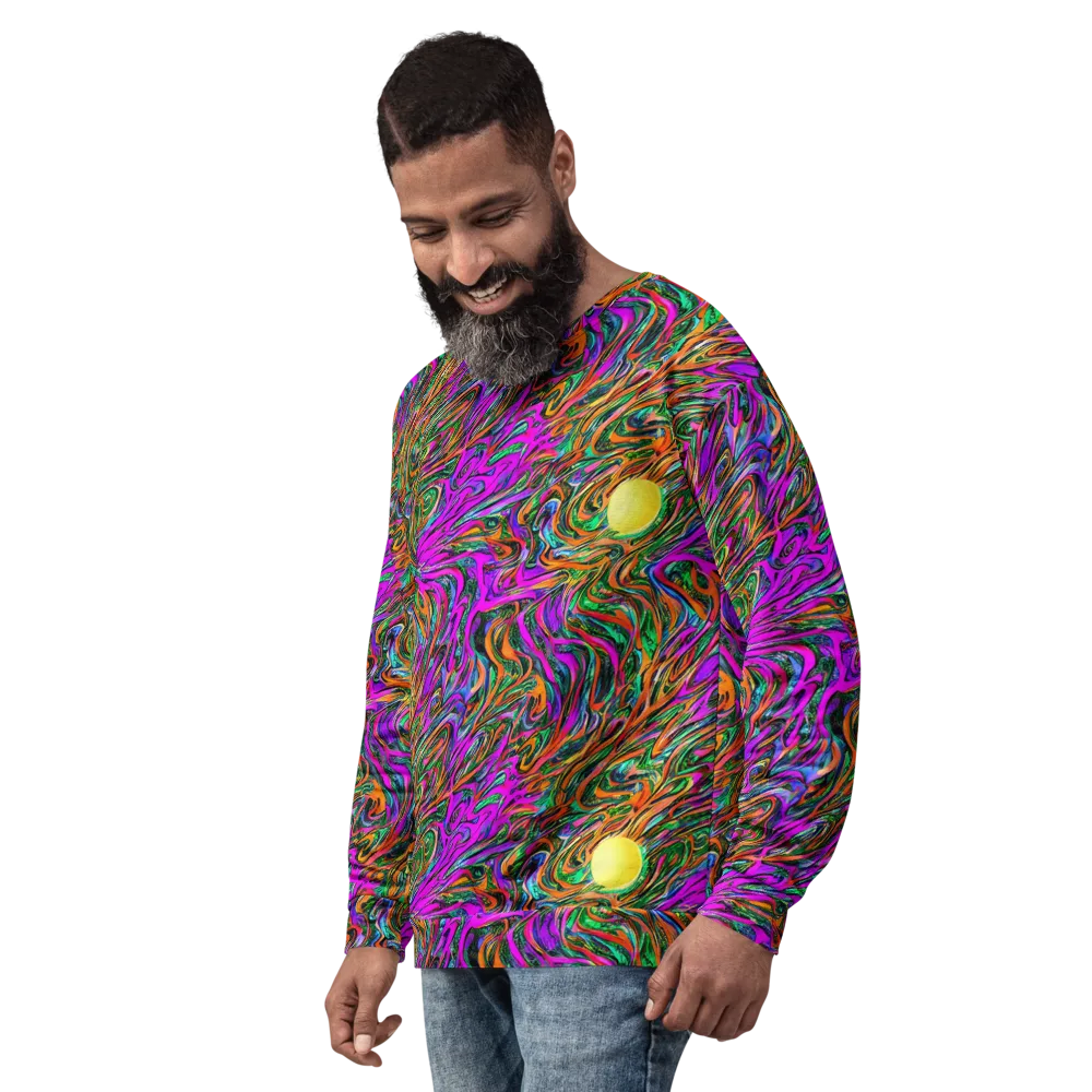 Acid Opulence on Sweatshirt — Left Front