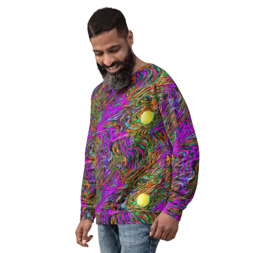 Acid Opulence on a Sweatshirt