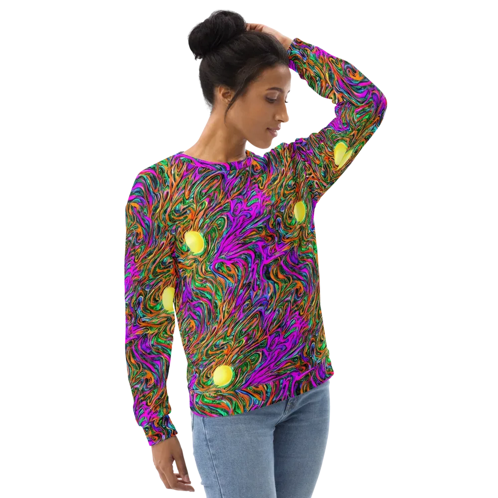 Acid Opulence on Sweatshirt — Right Front