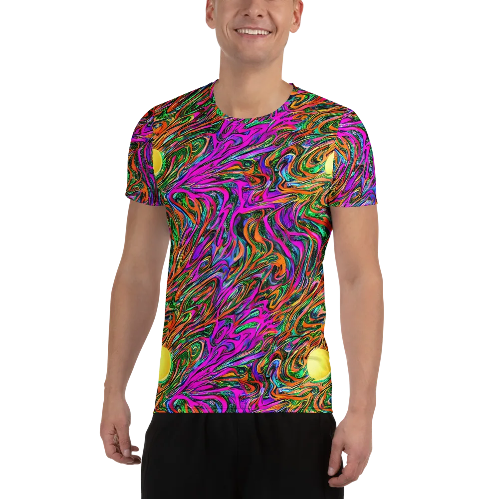 Acid Opulence on Men's Athletic T-Shirt — Front