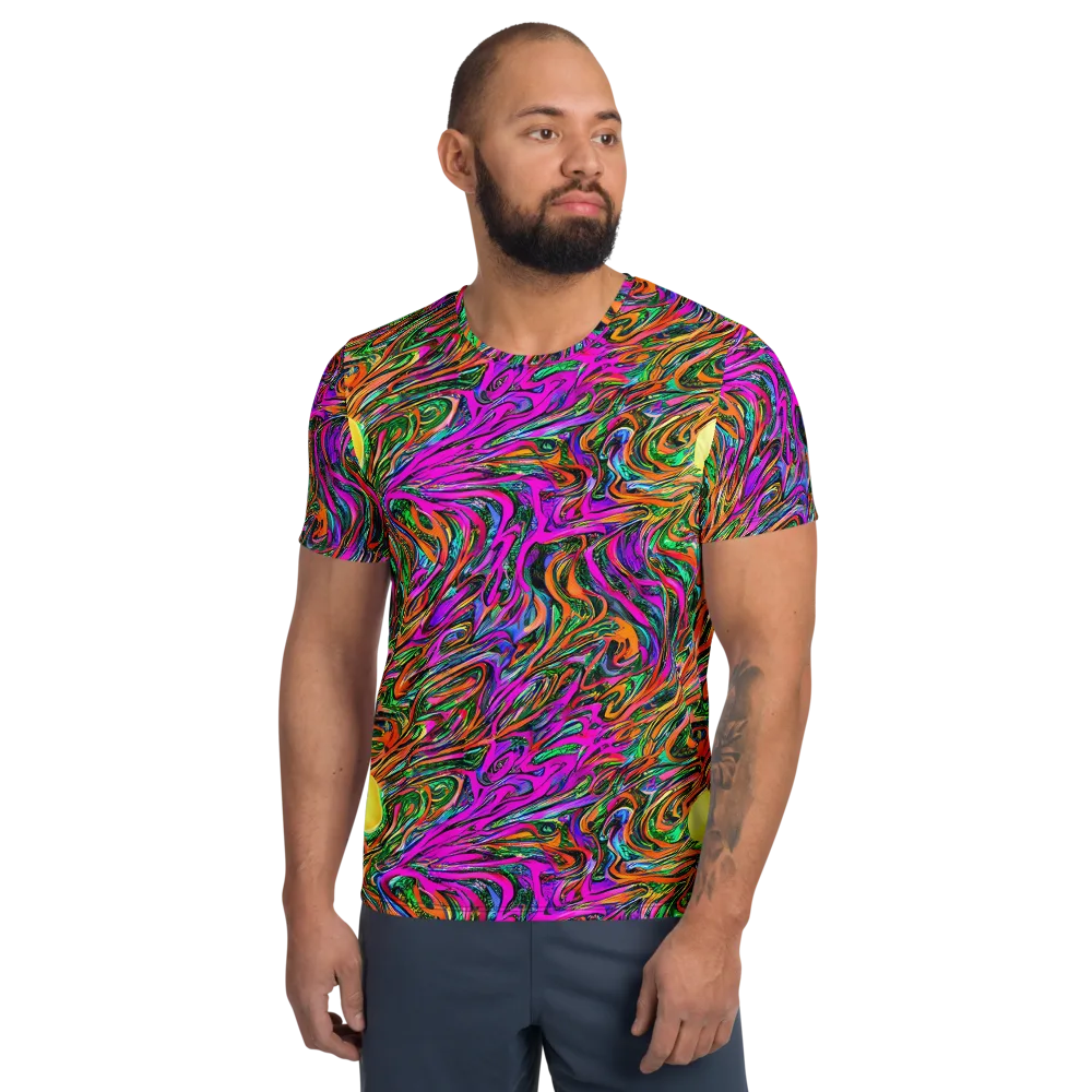 Acid Opulence on Men's Athletic T-Shirt — Front