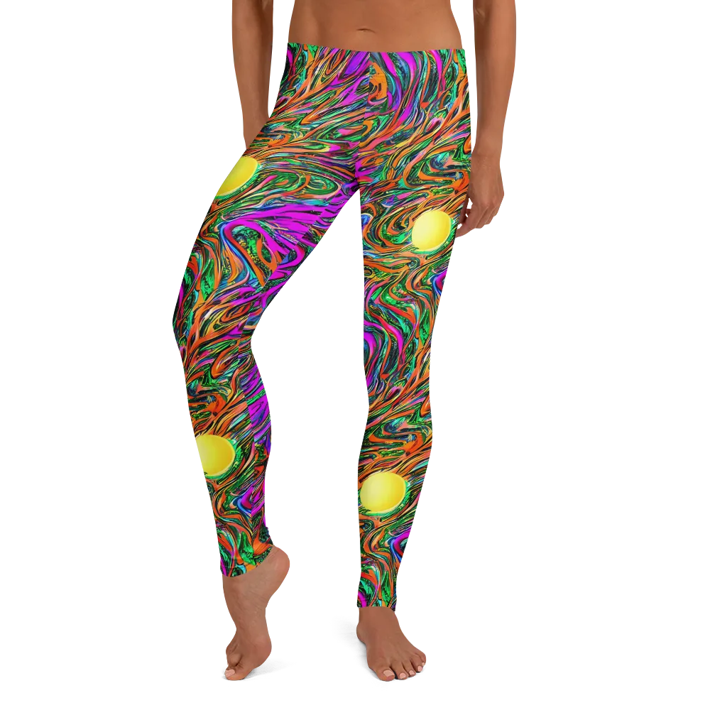 Acid Opulence on Leggings — Front