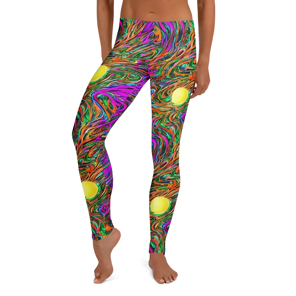 Acid Opulence on Leggings — Front