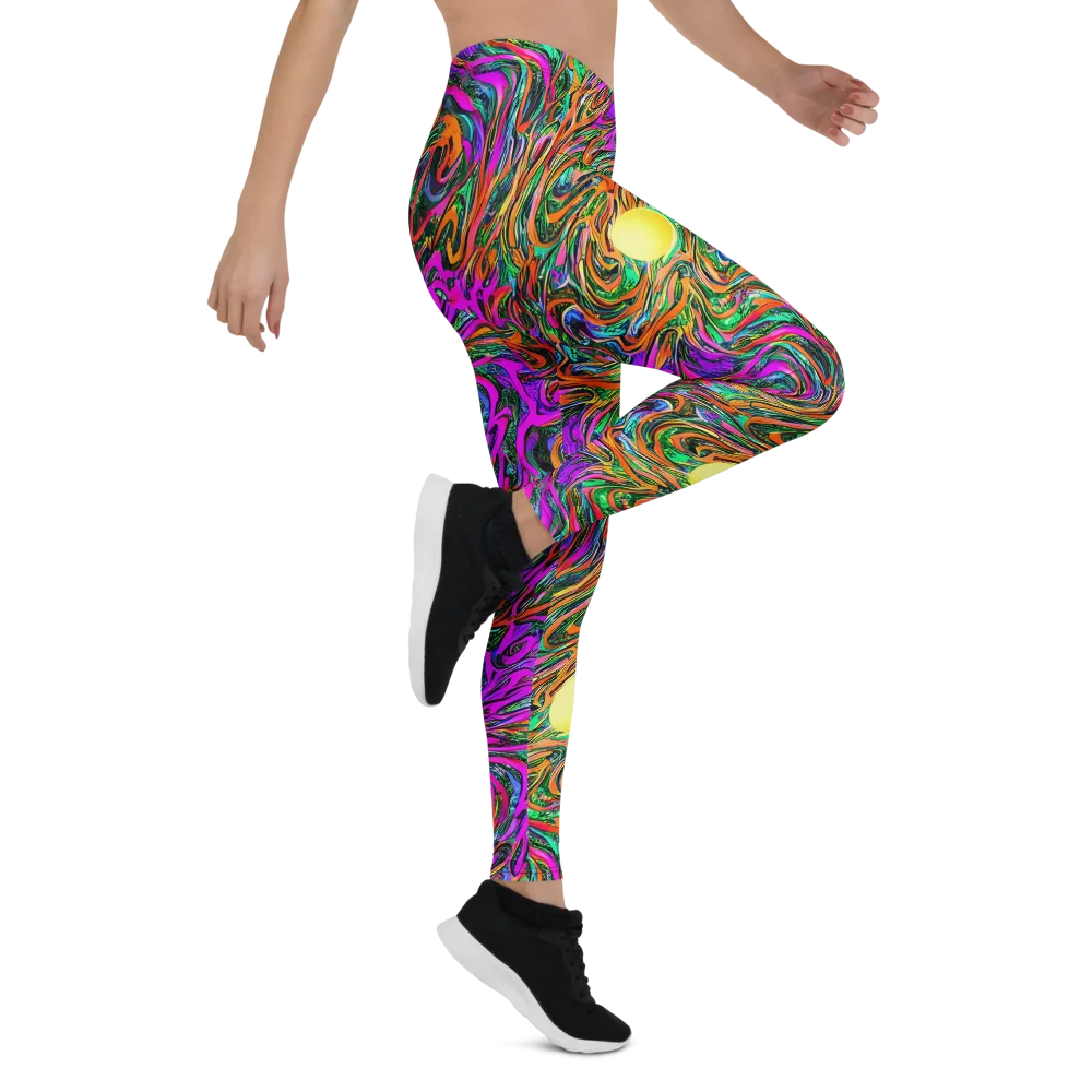 Acid Opulence on Leggings — Right