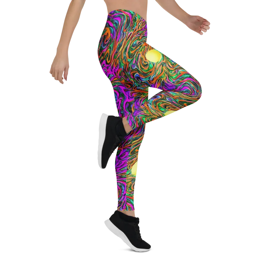 Acid Opulence on Leggings — Right