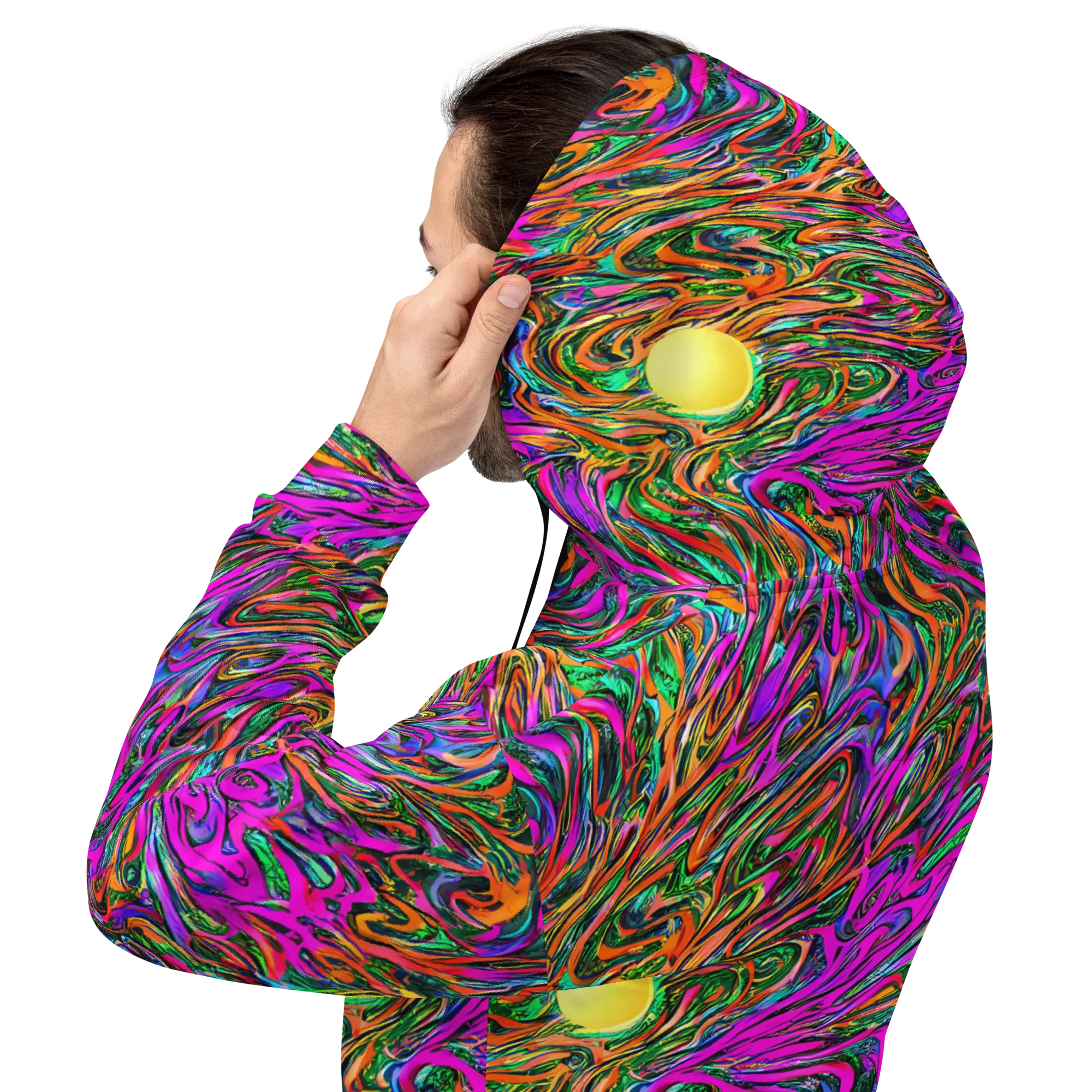 Acid Opulence on Hoodie — Back