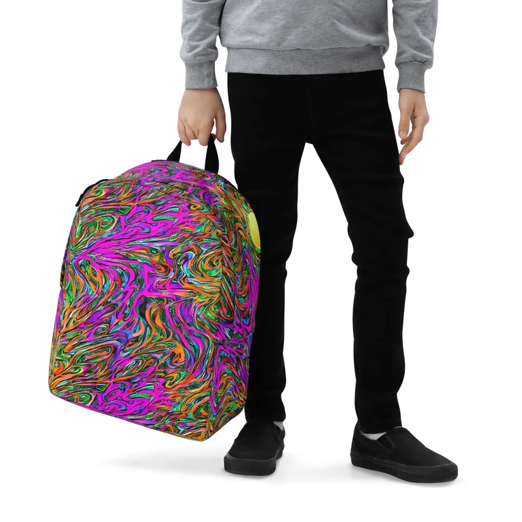 Acid Opulence on Minimalist Backpack — Zoomed-in