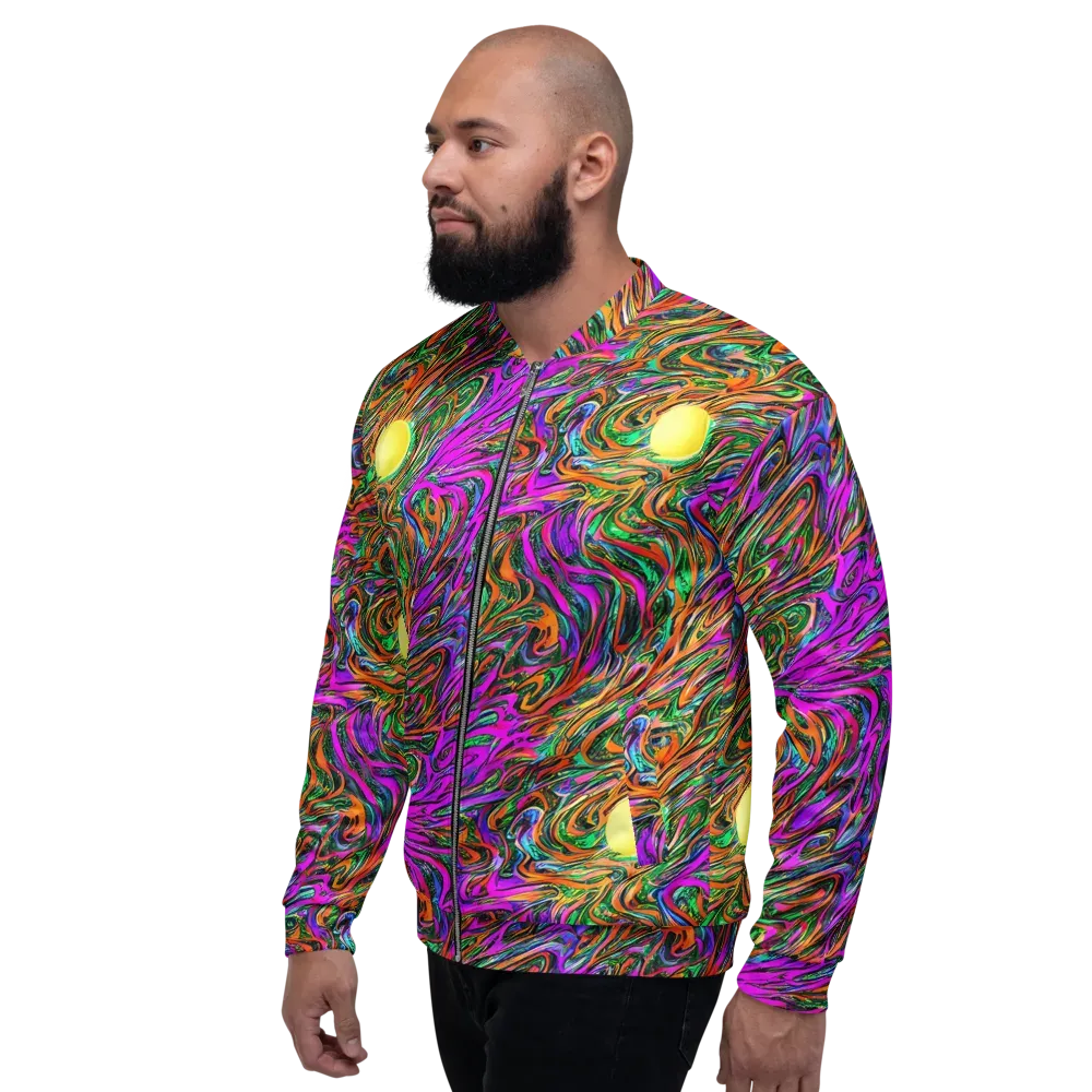Acid Opulence on Bomber Jacket — Left