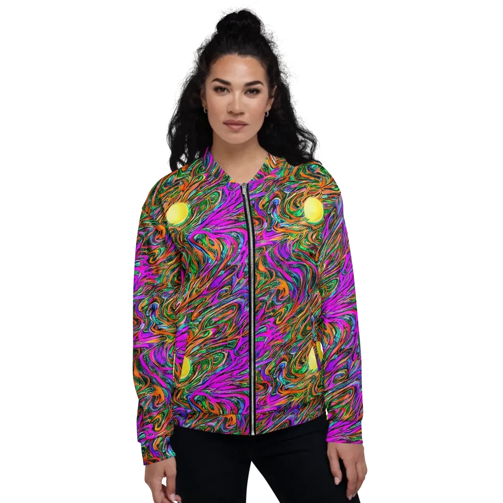 Acid Opulence on Bomber Jacket — Front