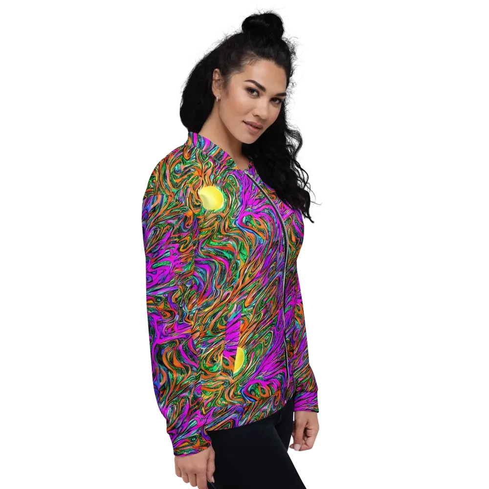 Acid Opulence on Bomber Jacket — Right