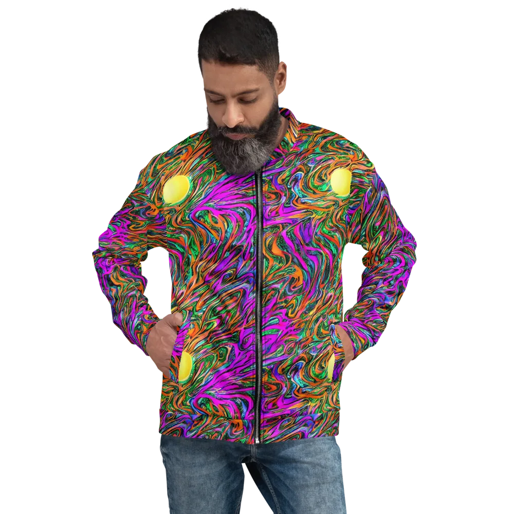 Acid Opulence on Bomber Jacket — Front