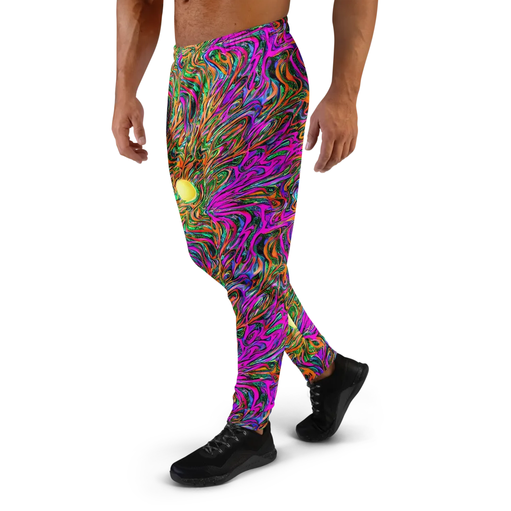 Acid Opulence on Men's Joggers — Left