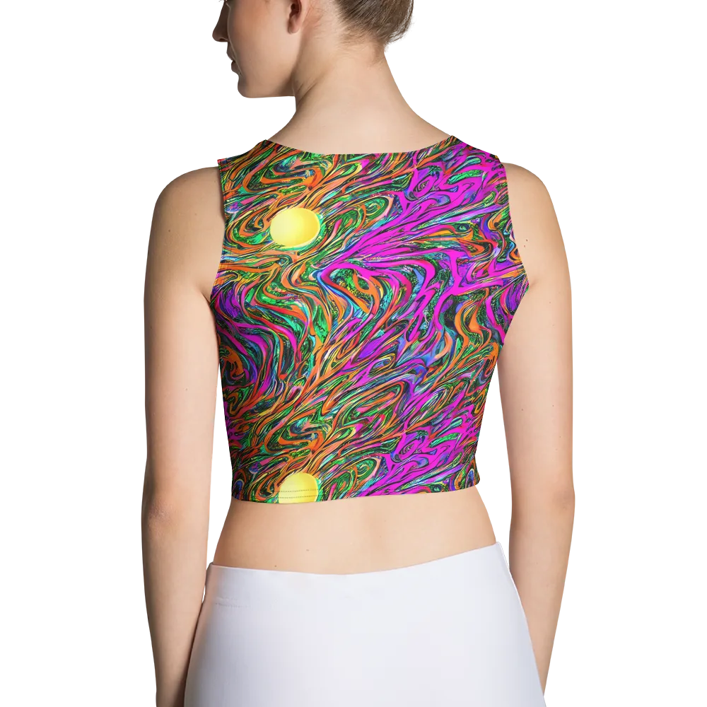 Acid Opulence on Crop Top — Back