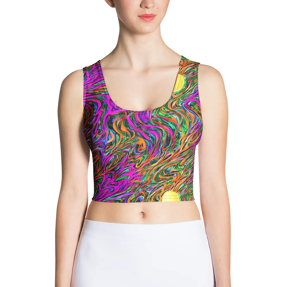 Acid Opulence on Crop Top — Front