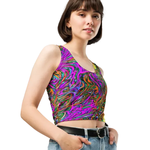 Acid Opulence on a Crop Top