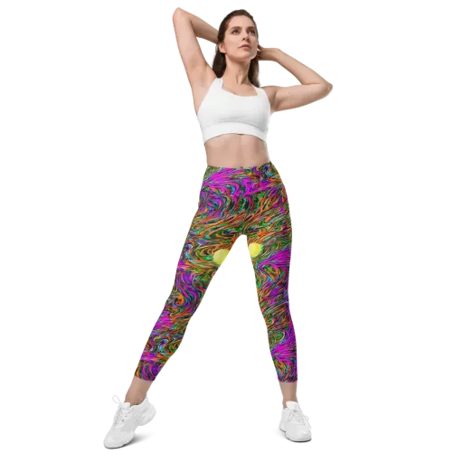 Acid Opulence on a Leggings with Pockets