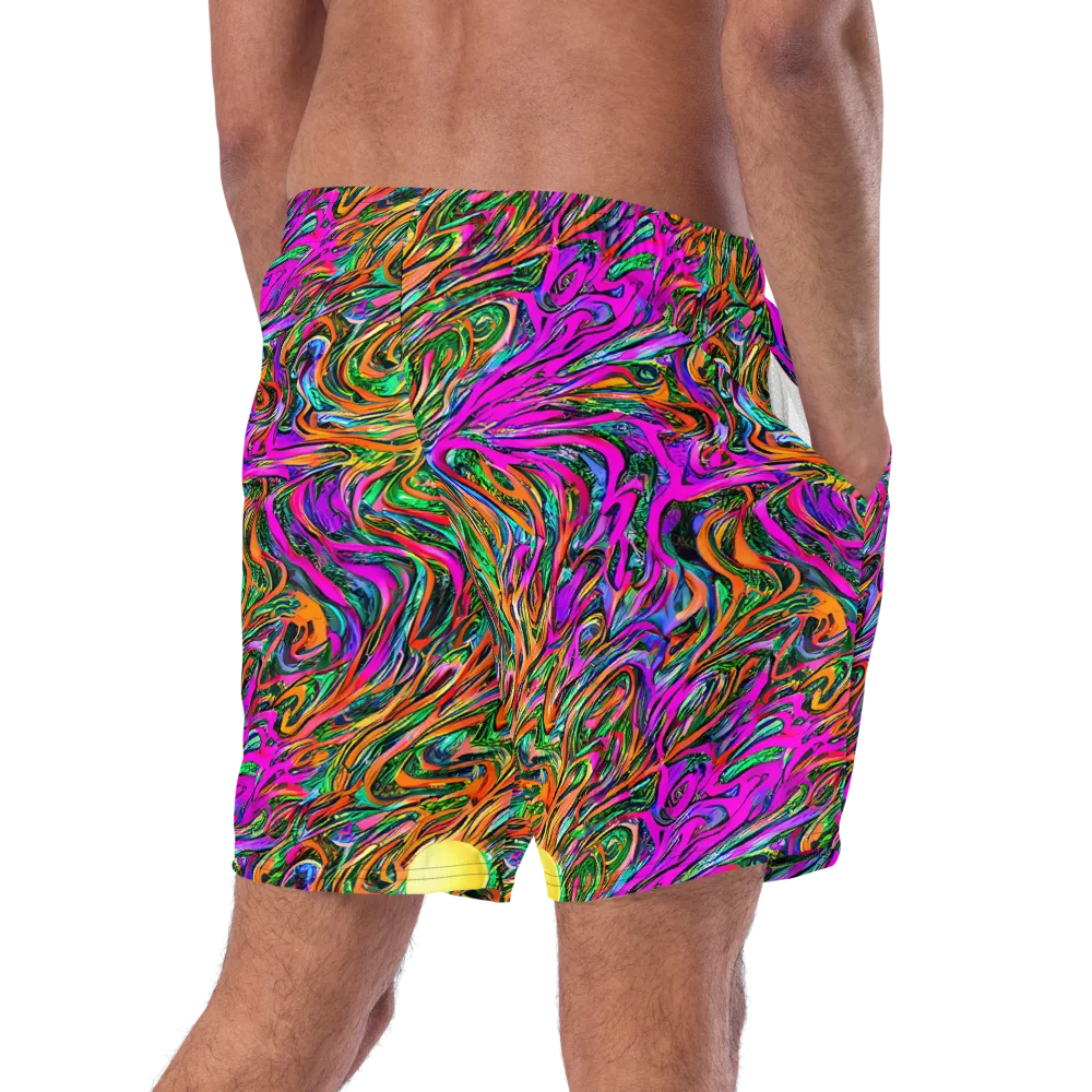 Acid Opulence on Swim Trunks — Right Back