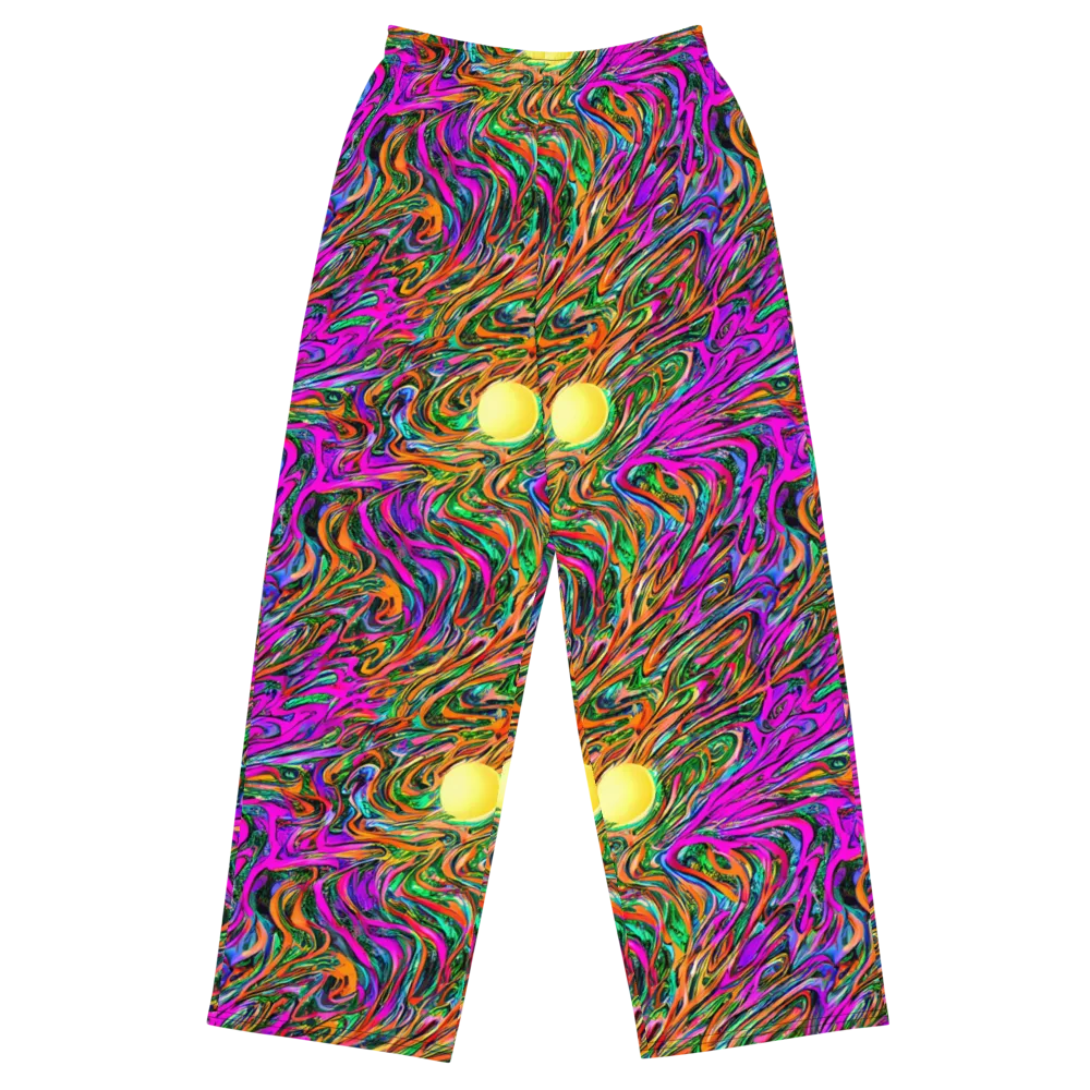 Acid Opulence on Wide-Leg Pants — Front