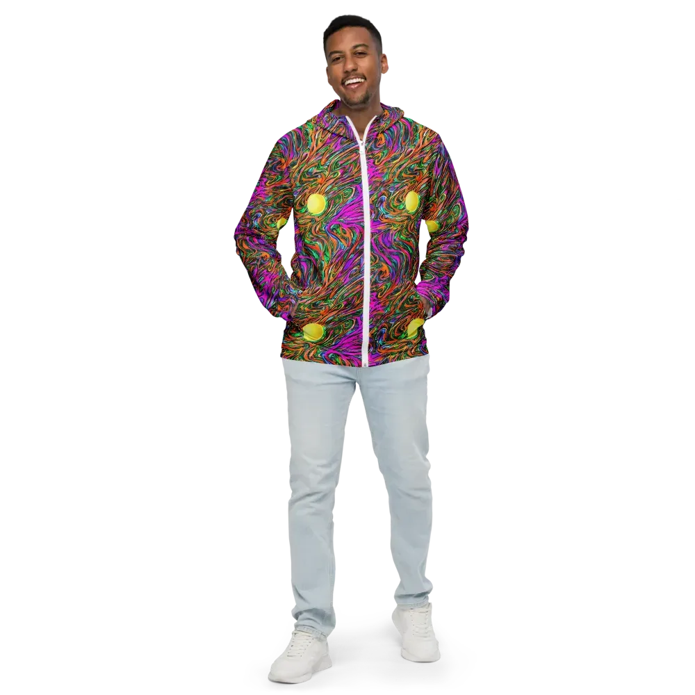 Acid Opulence on Men's Windbreaker — Front