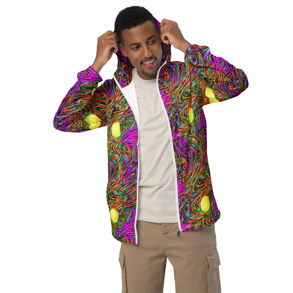 Acid Opulence on Men's Windbreaker — Front