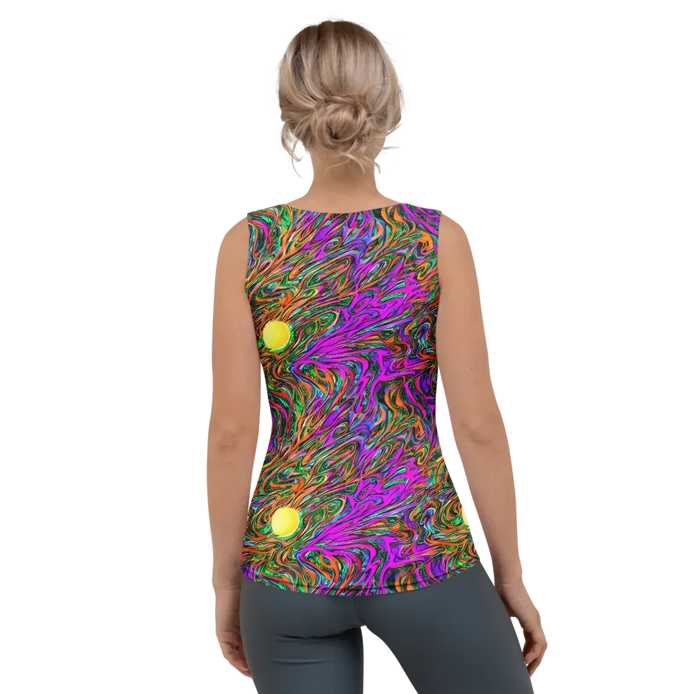 Acid Opulence on Women's Tank Top — Back