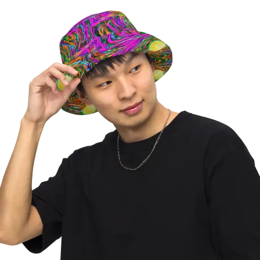 Acid Opulence on a Reversible Bucket Hat
