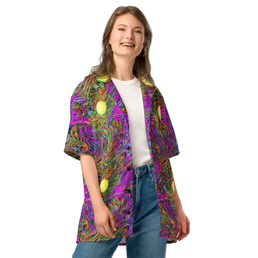 Acid Opulence on a Button Shirt