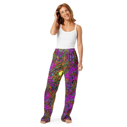 Acid Opulence on a Women's Pajama Pants