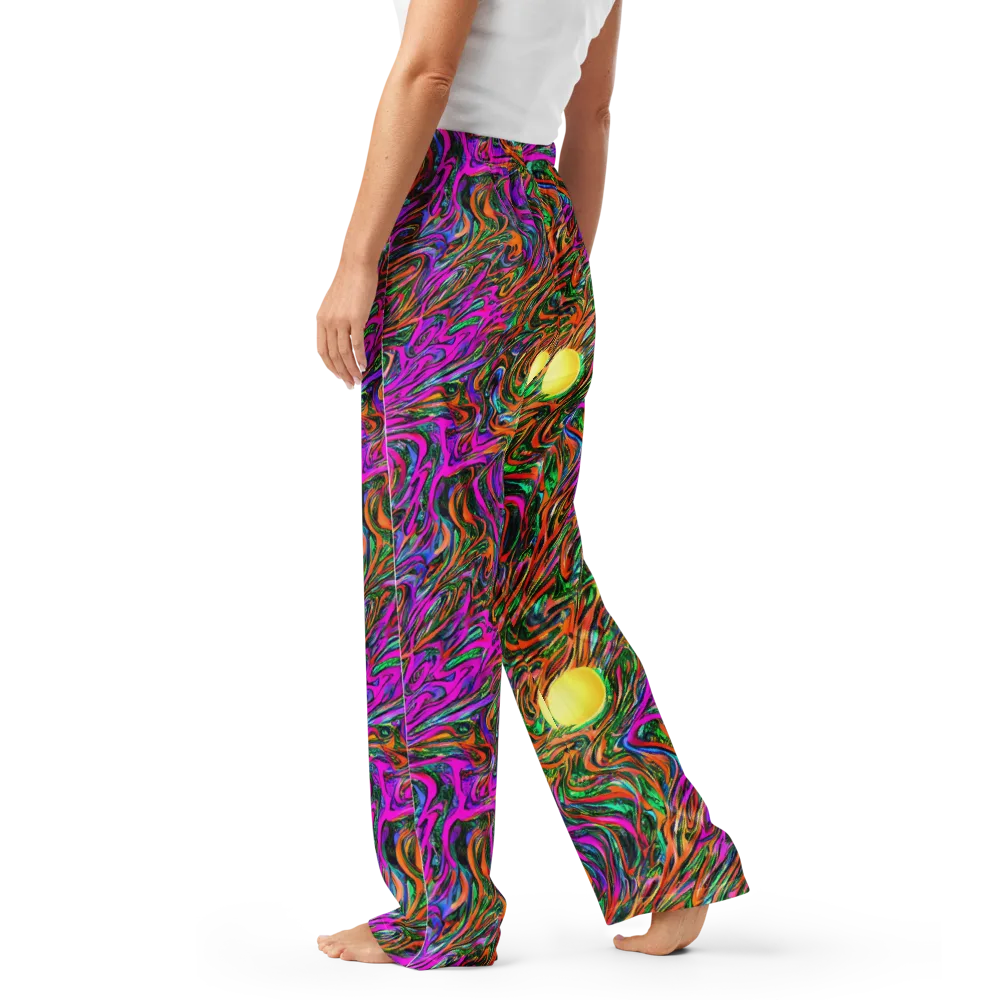 Acid Opulence on Women's Pajama Pants — Left
