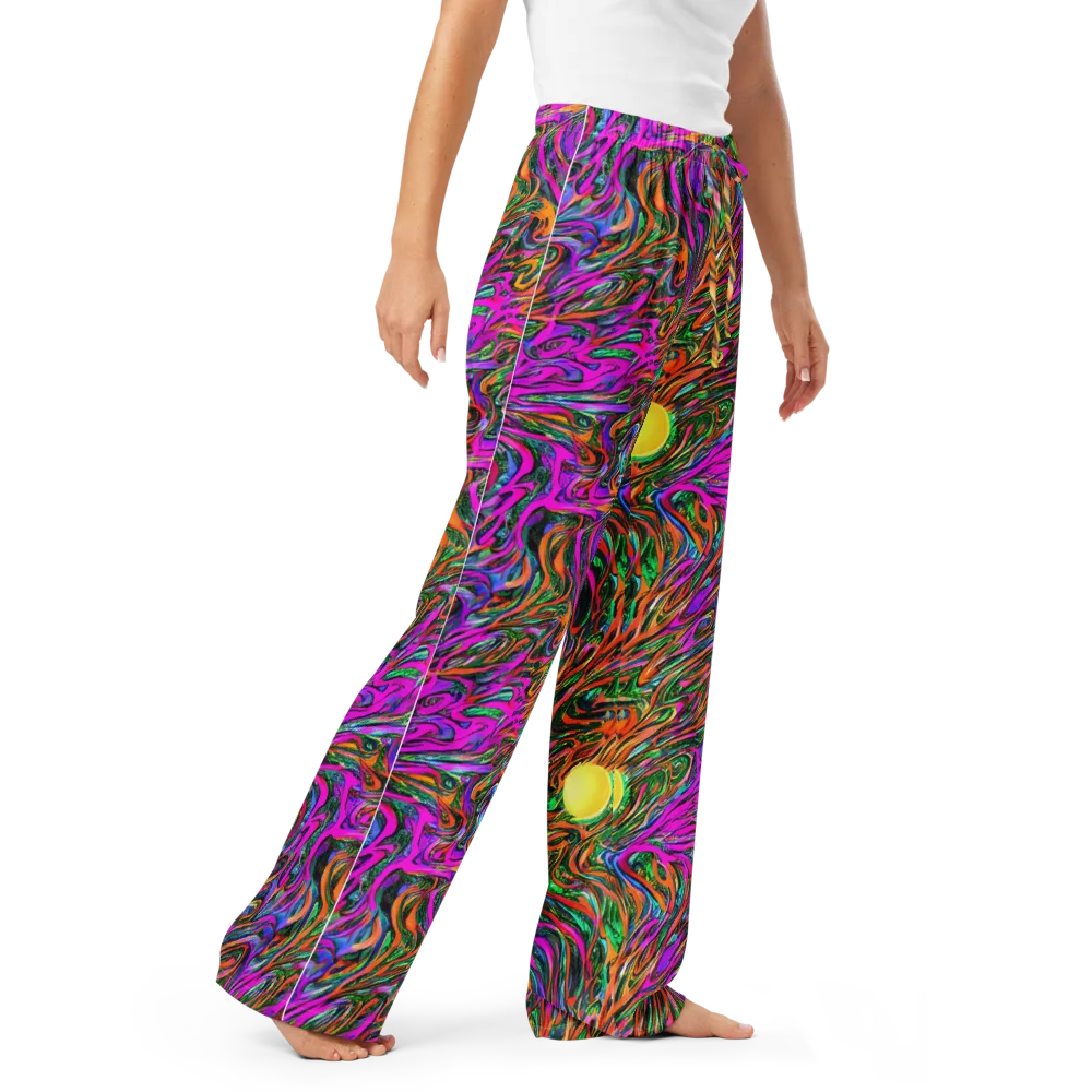 Acid Opulence on Women's Pajama Pants — Right Front