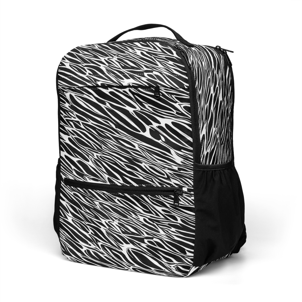 Zebra Voltage on Utility Backpack — Left Front