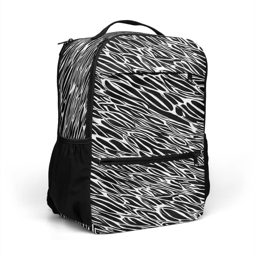 Zebra Voltage on Utility Backpack — Right Front