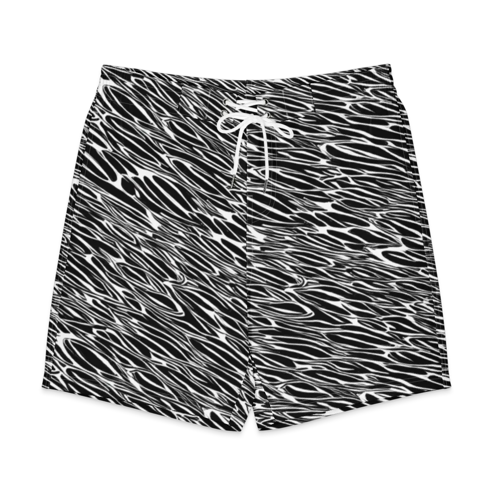 Zebra Voltage on Men's Board Shorts — Front