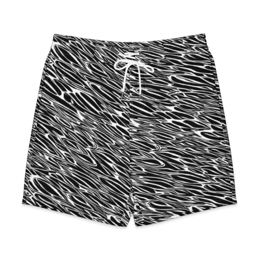 Zebra Voltage on a Men's Board Shorts