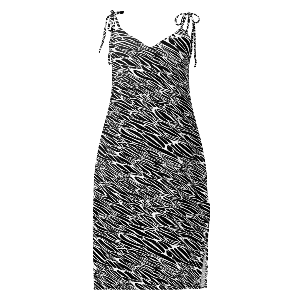 Zebra Voltage on Slip Dress — Front