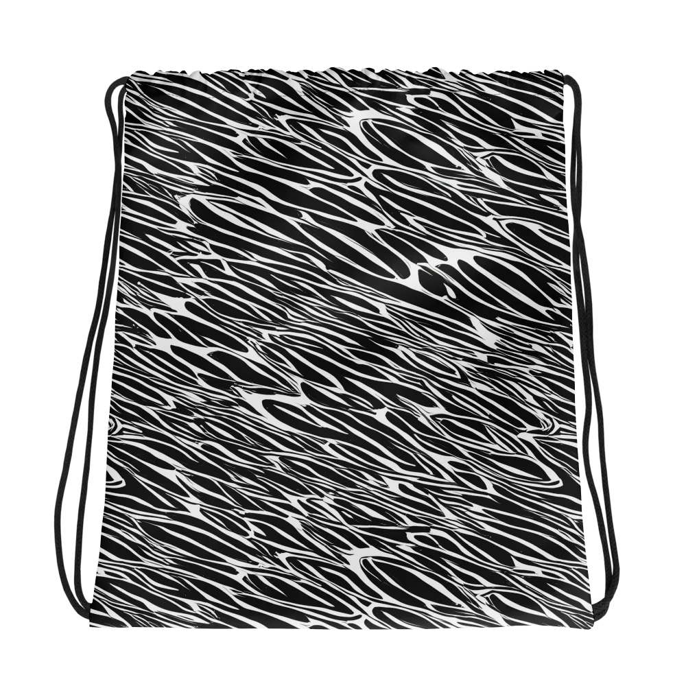 Zebra Voltage on Drawstring Bag — Photo