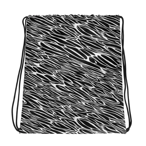 Zebra Voltage on a Drawstring Bag