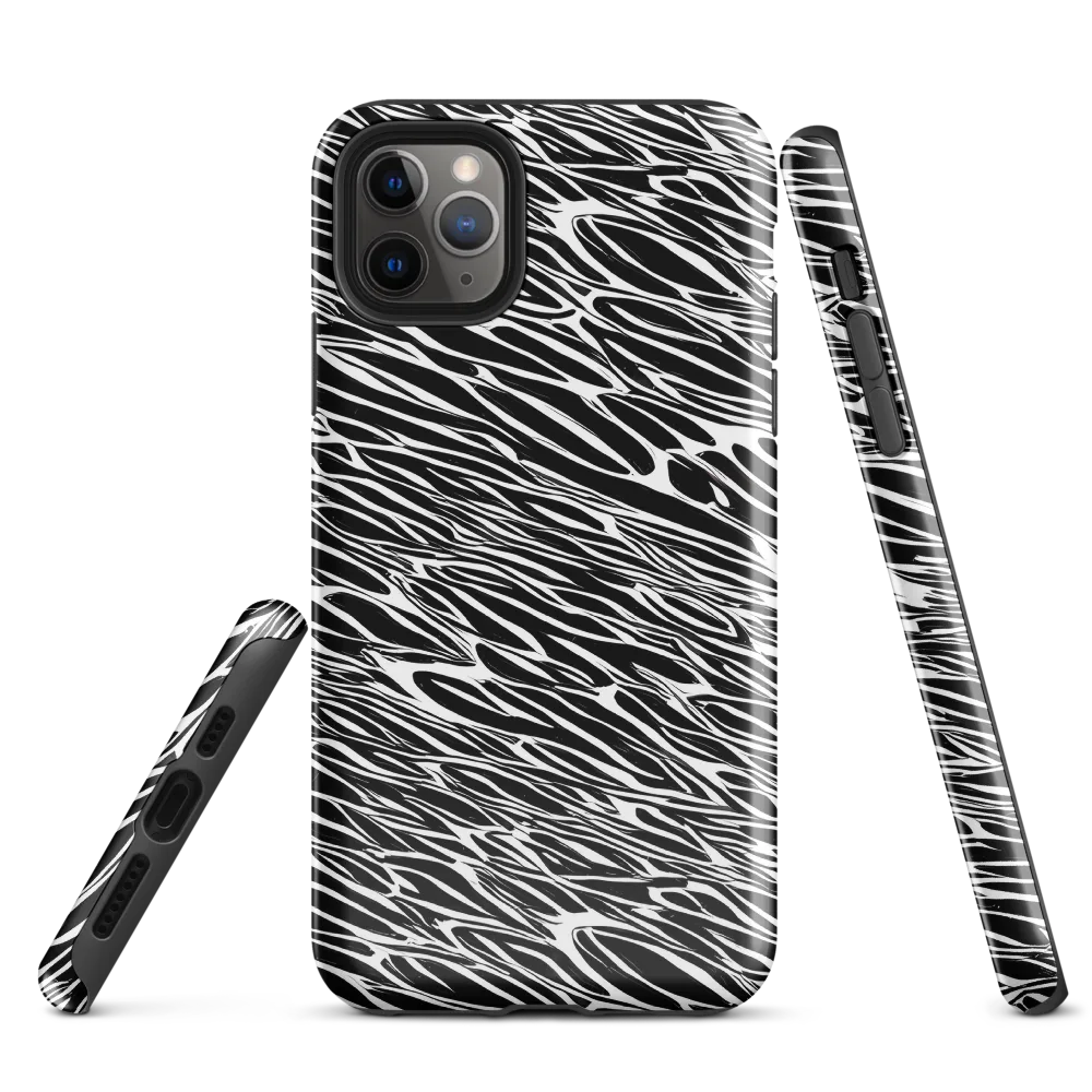 Zebra Voltage on Tough Case for iPhone® — Front