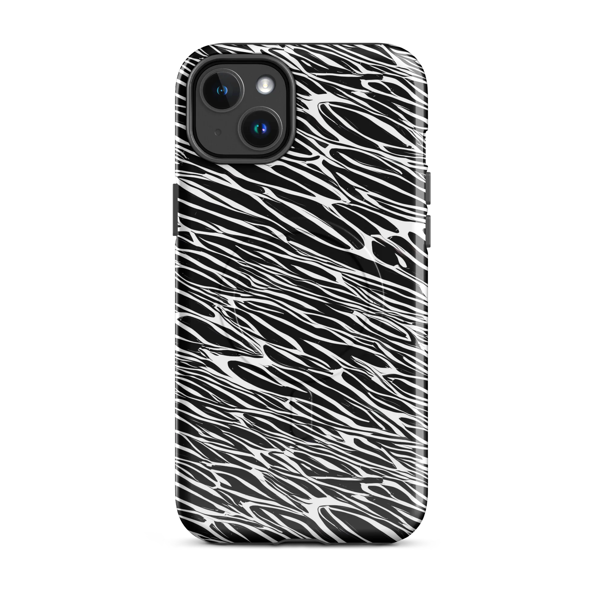 Zebra Voltage on MagSafe Tough Case for iPhone® — Front