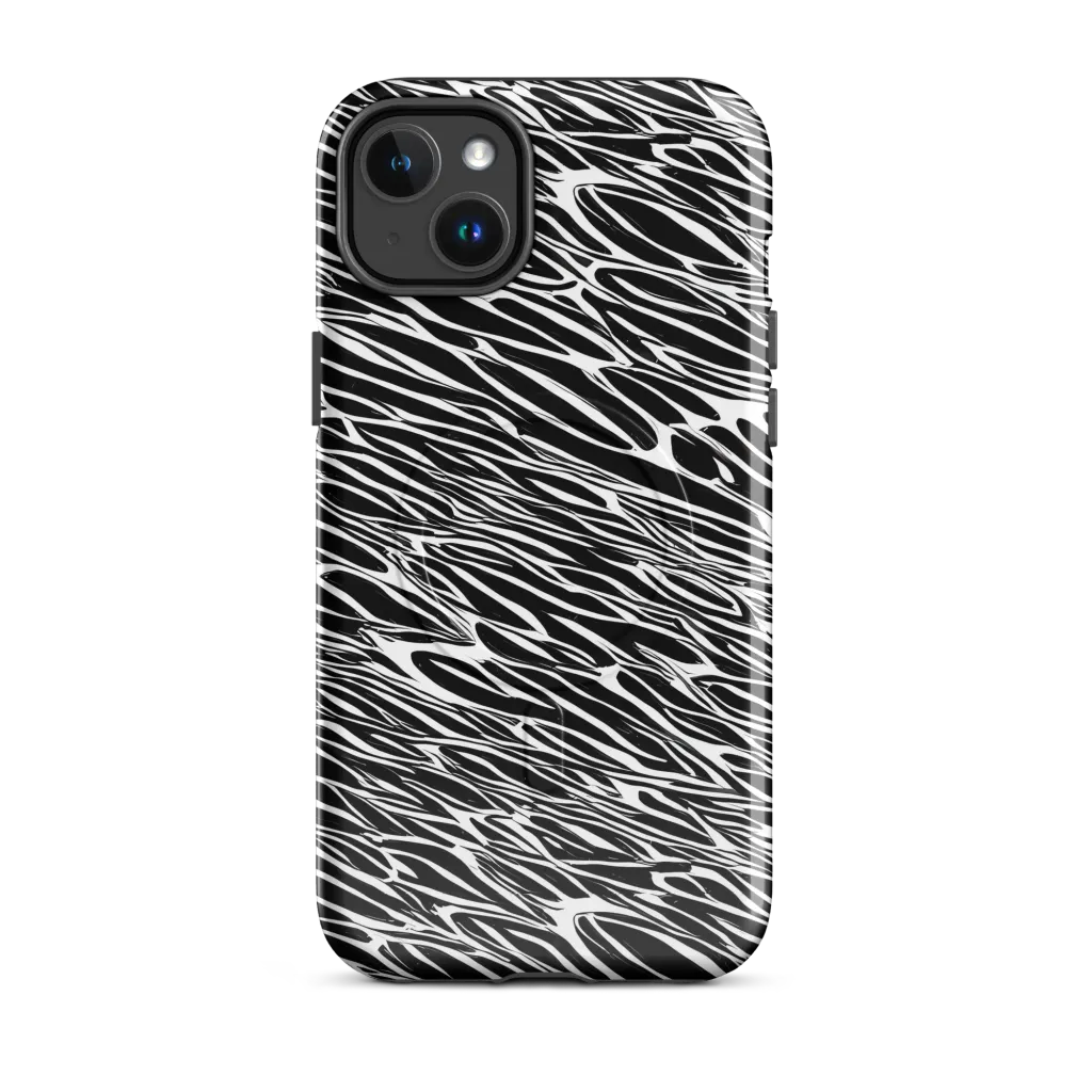 Zebra Voltage on MagSafe Tough Case for iPhone® — Front